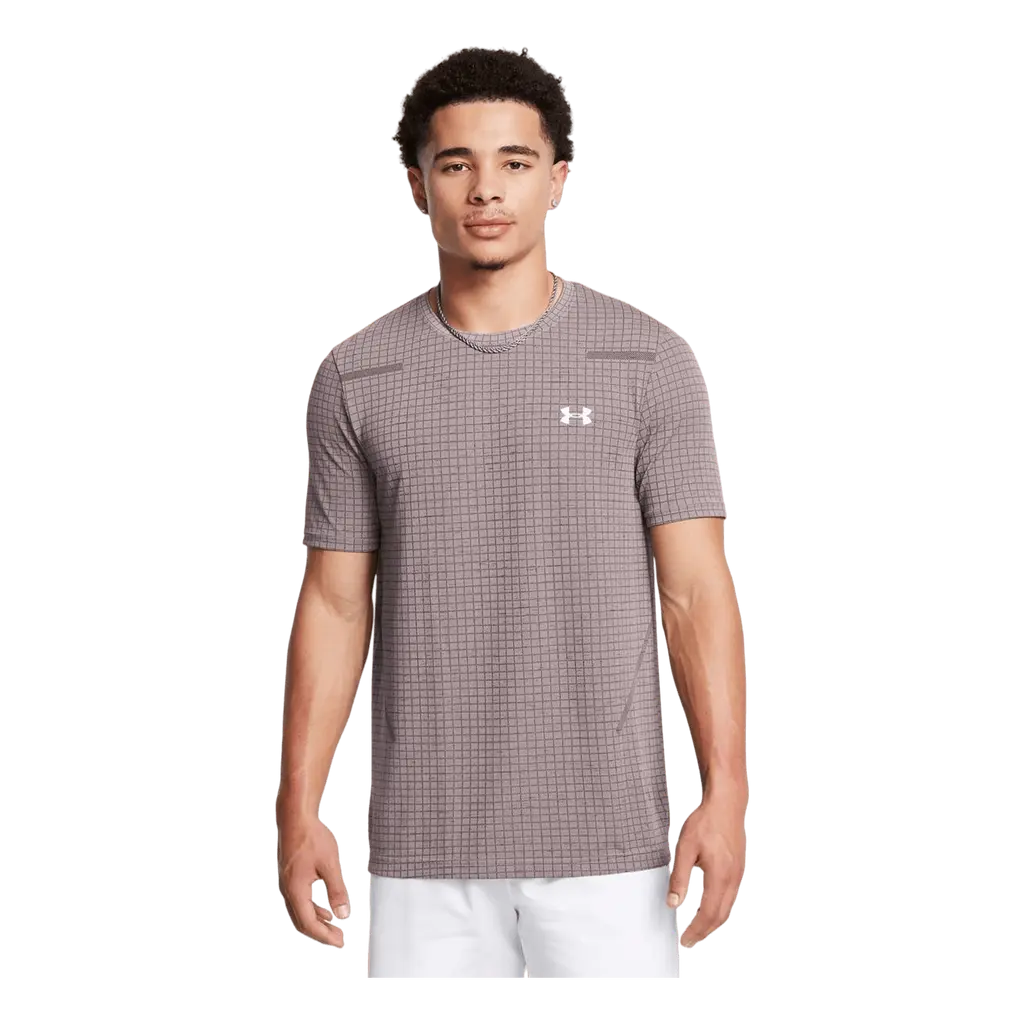Vanish Seamless Grid Ss Tetra Gray