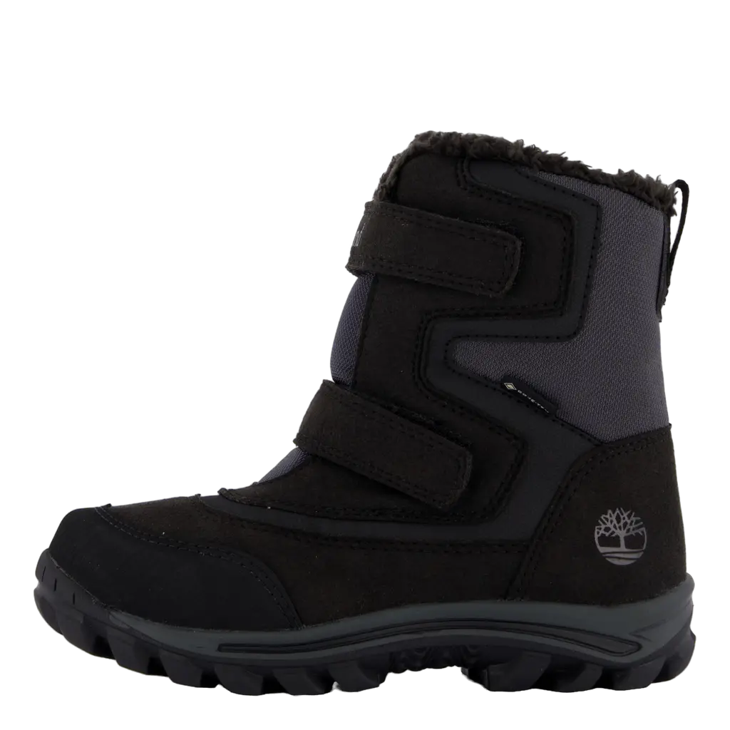 Mid Hook & Loop Gtx Snow Boot Jet Black
