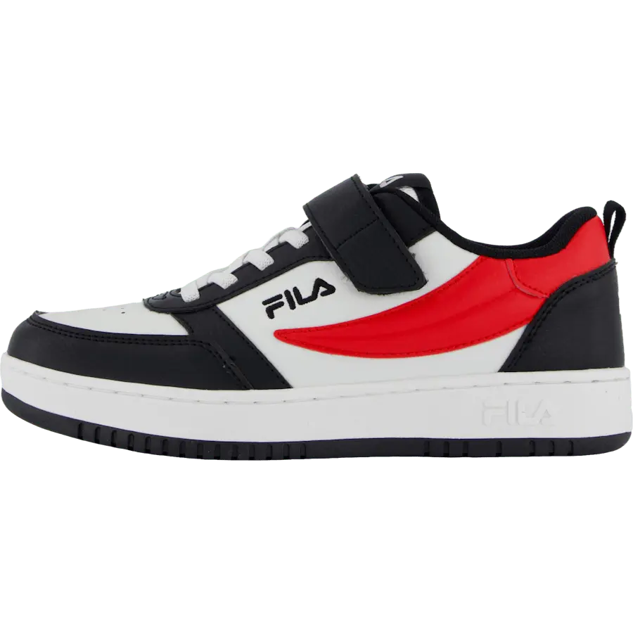 Fila Rega Nf Velcro Kids Black-fila Red