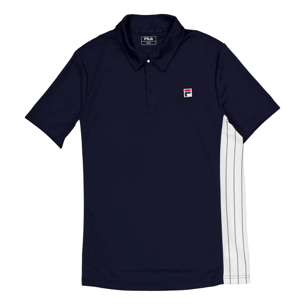 Polo Piero Navy White