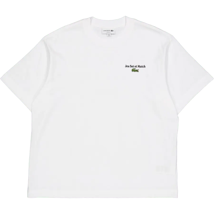 Loose Fit Heavy Jersey Printed White 001
