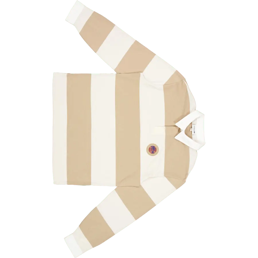 Relaxed Fit Striped Rugby Polo Viennese/lapland