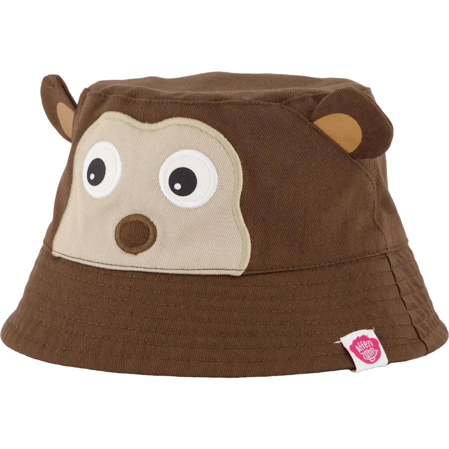 Bucket Hat Monkey Brown Small