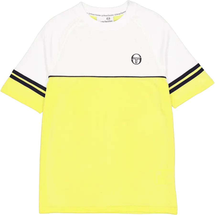 Ischia Ss Tee Lemon Drop/white/nightsky