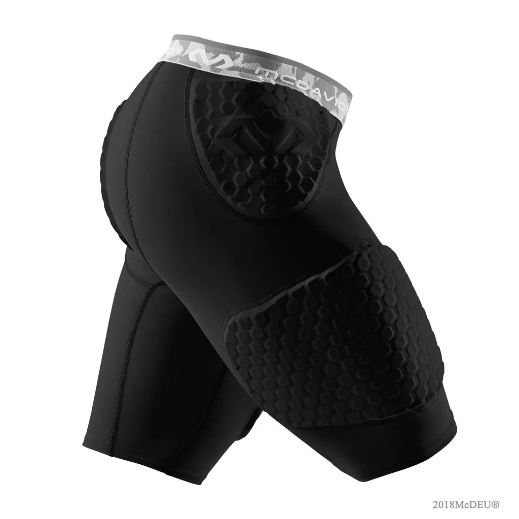 Hex Shorts Wrap Around Thigh Black