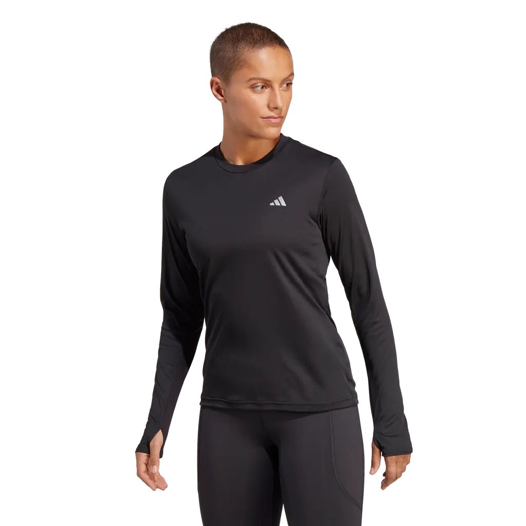 Run It Long-Sleeve Top Black
