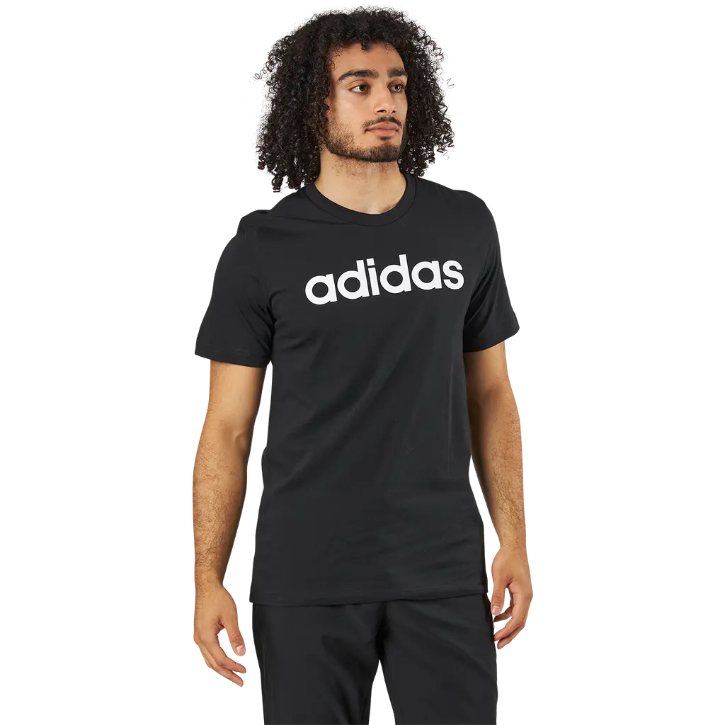 Essentials Linear T-Shirt Black / White