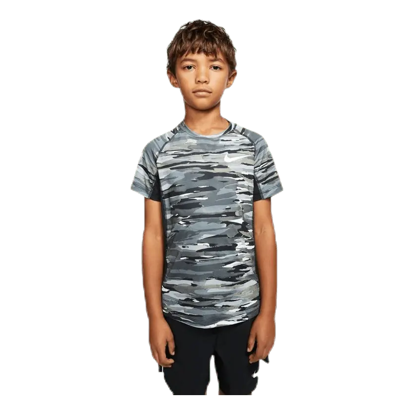 Junior Pro Fitted Camo Black