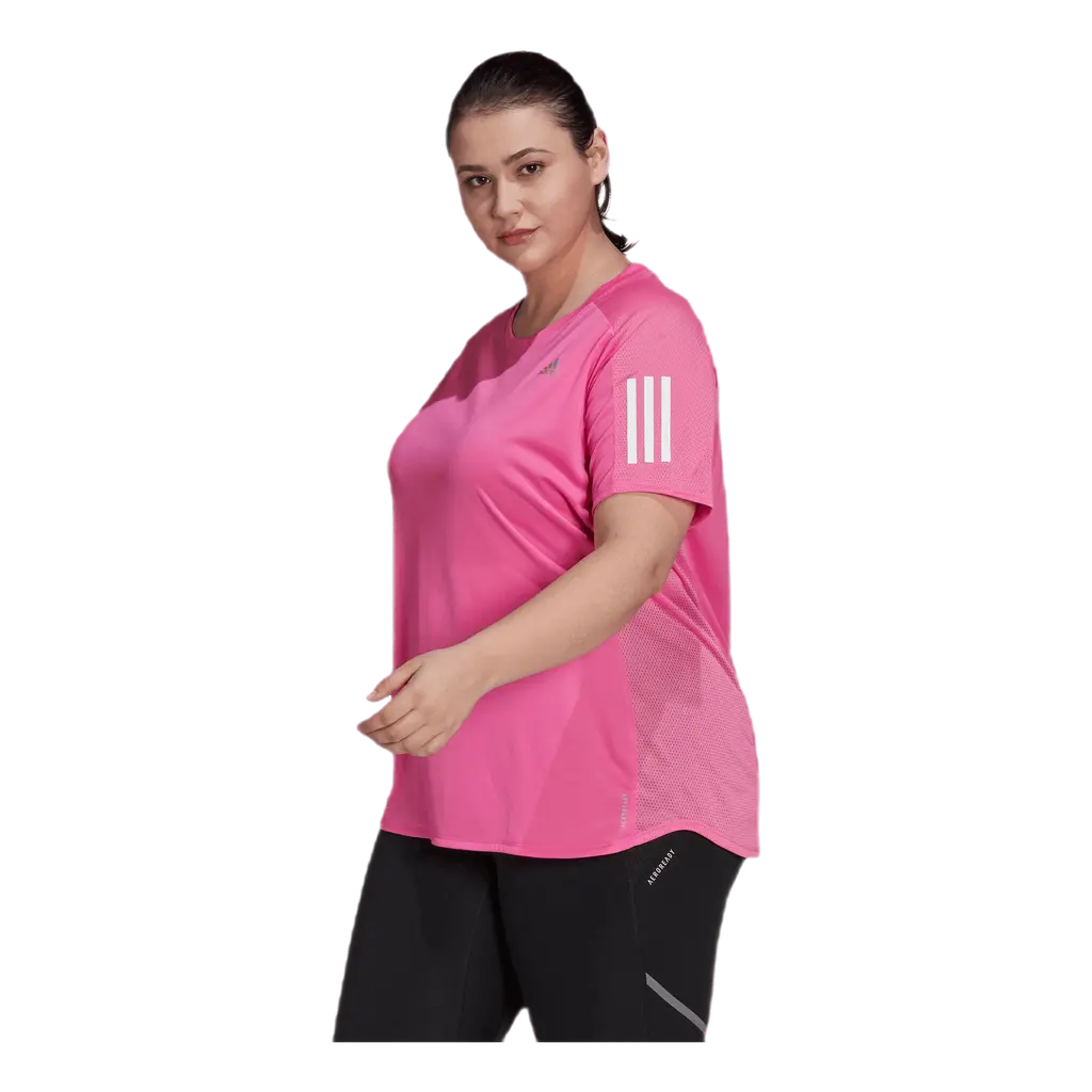 Own The Run Tee Women Screaming Pink