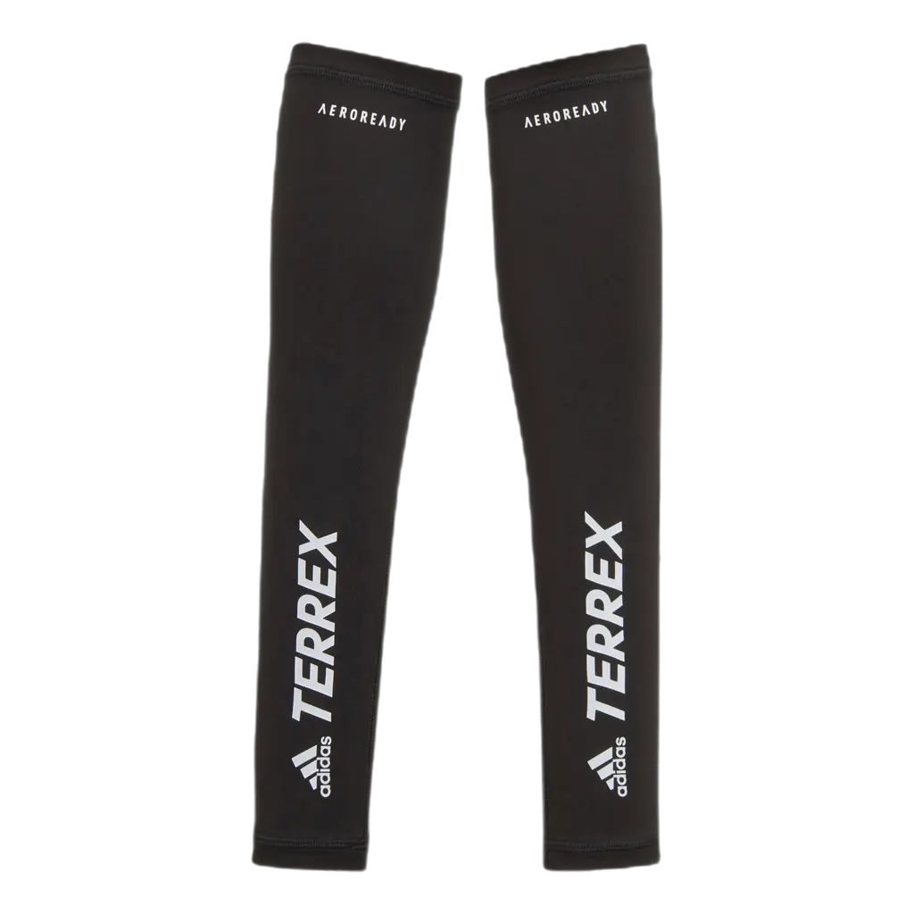 Terrex Trail Arm Sleeves Primeblue Aeroready Black / White / White