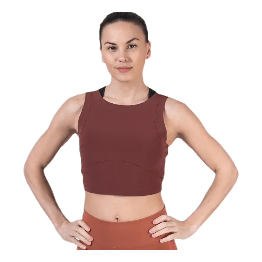 STR Woven Tank Brown/Black