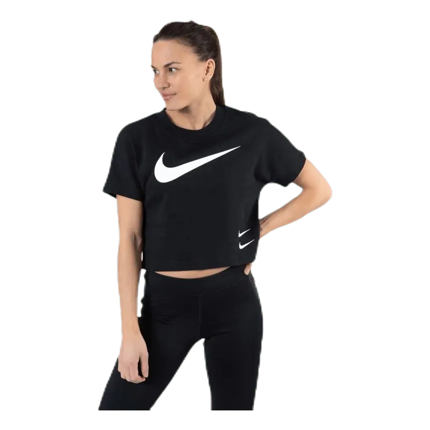 Nsw Swoosh Top Ss White/Black