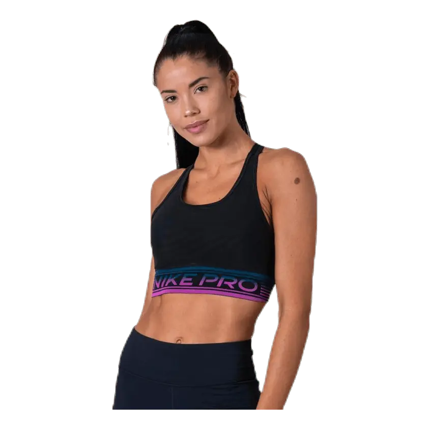 Pro Medium Pad Mesh Bra Black