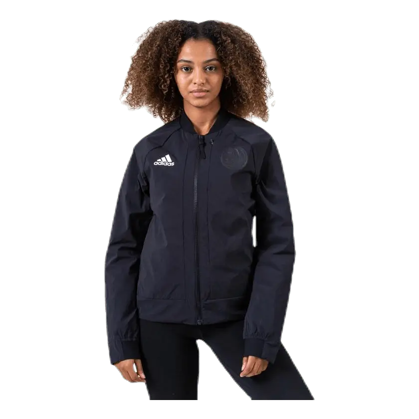 Bomber Jacket White/Black