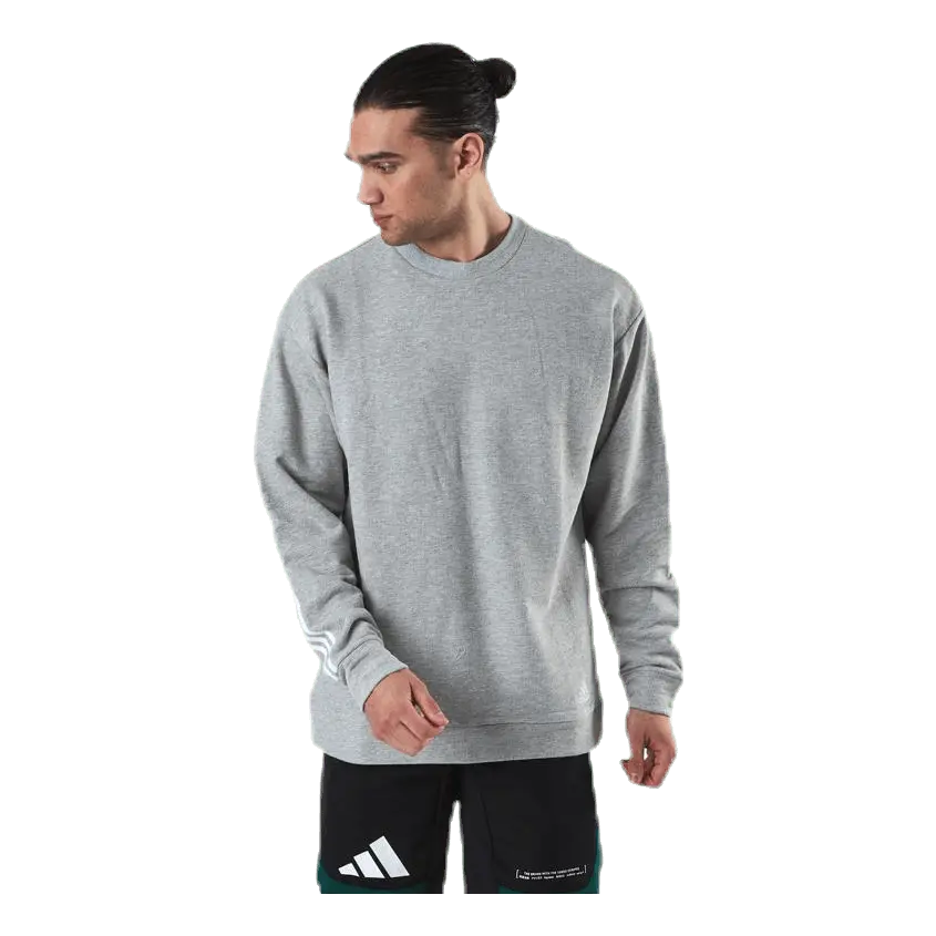 Mh Lw Ft Crew White/Grey