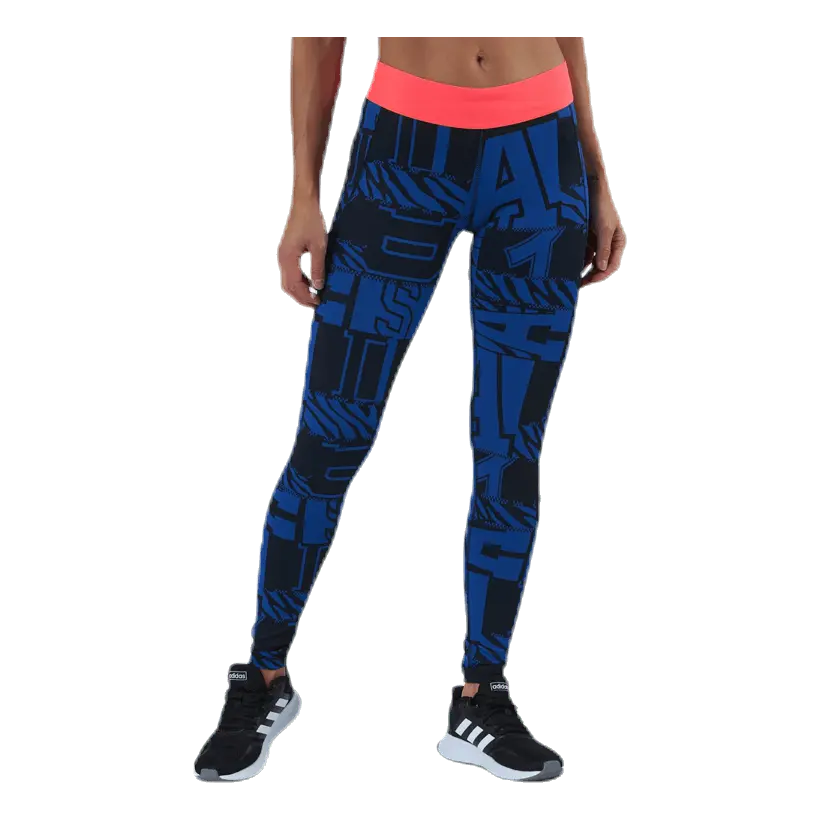 Alphaskin Varsity Tight Blue/Pink