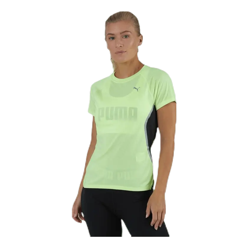 Run Lite Laser Cat SS Tee Yellow