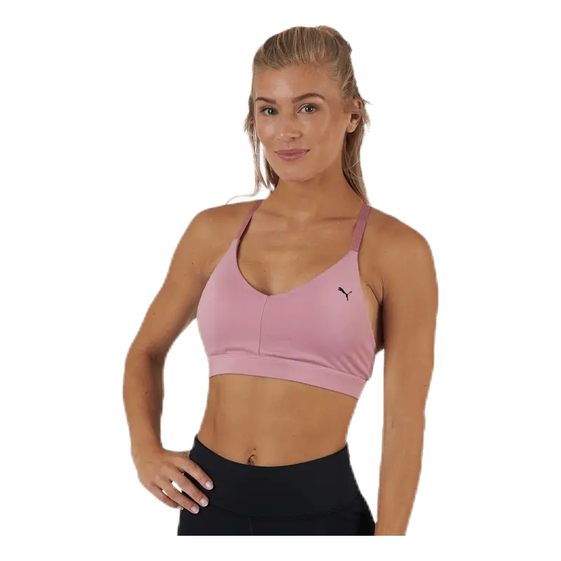 Low Impact Strappy Bra Pink