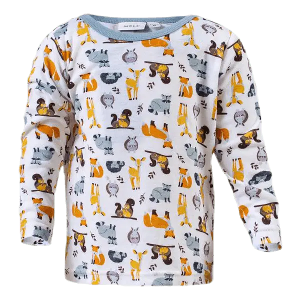 Willit Wool Ls Top Xix White