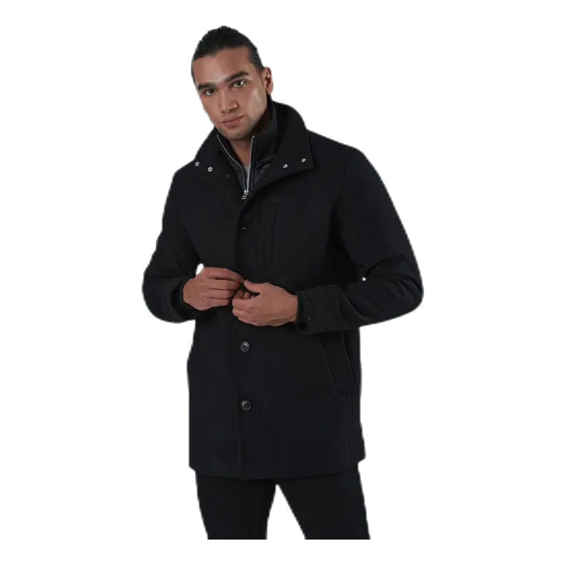 Dual Wool Jacket Black