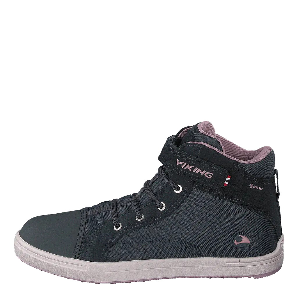 Leah mid kids GTX Dark grey/Dusty pink