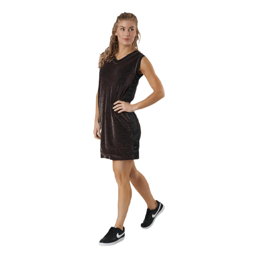 Lady Dress, Auth Sparkle Exar Brown/Black