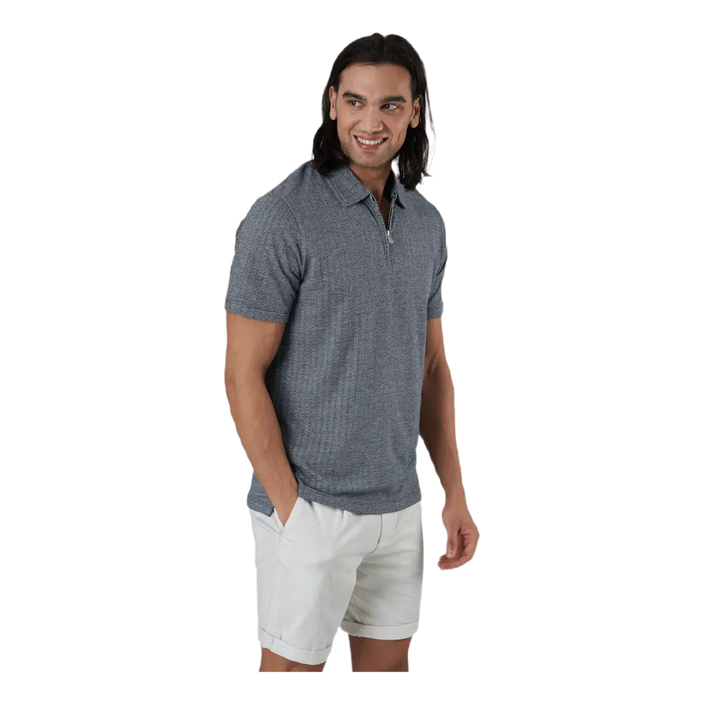 Asher Ss Polo Blue