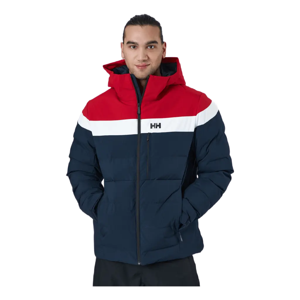 Bossanova Puffy Jacket Navy Red White