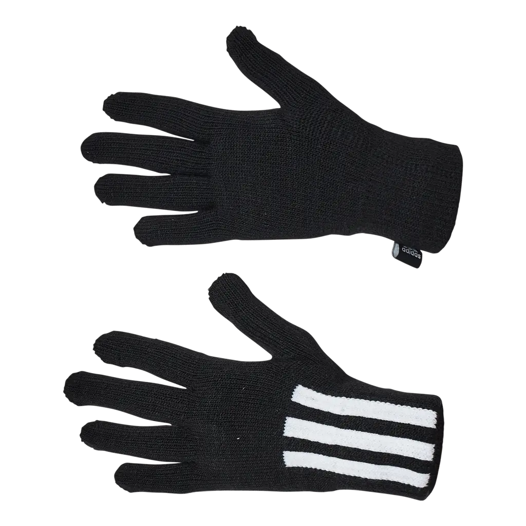 3Stripes Gloves Conductive Black / White / White