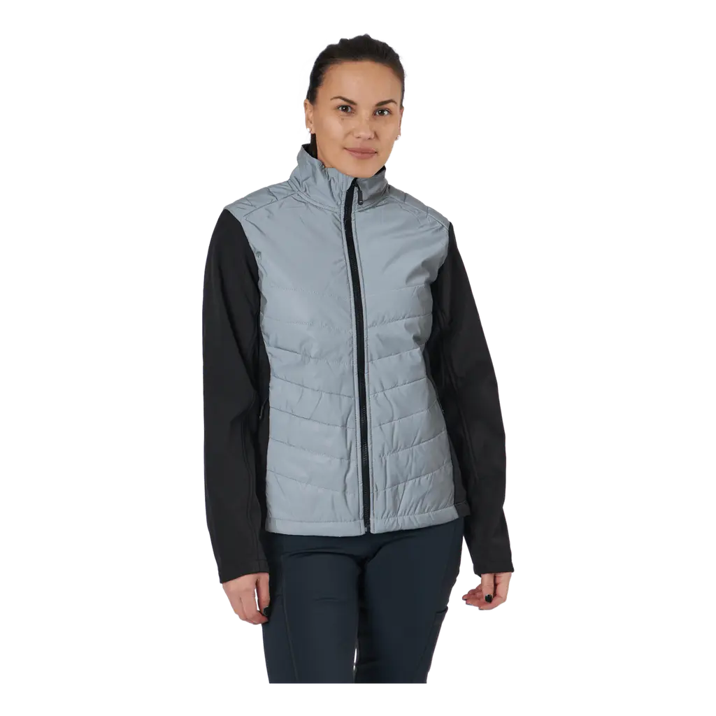 Glow Lady Jacket Reflective Silver