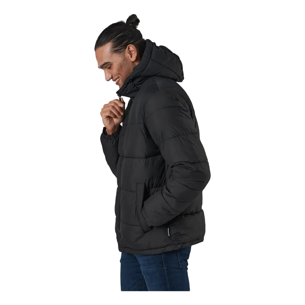 Jjpaul Puffer Hood Black