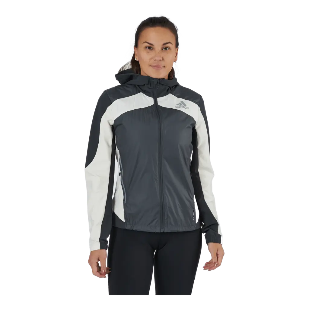 Adidas Marathon Jacket Ocean P.Blue Women Grey Six / Wonder White