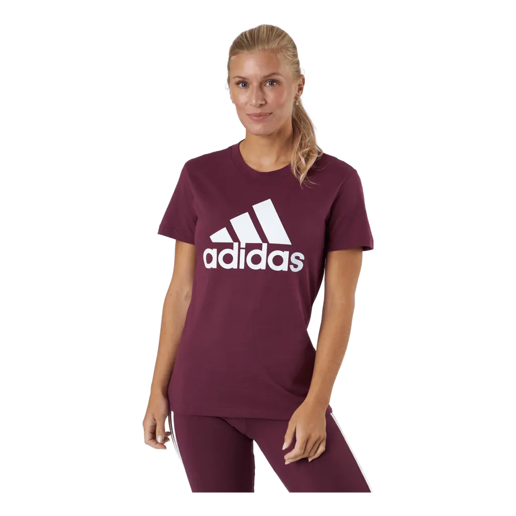 Essentials Regular T-Shirt Victory Crimson / White