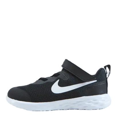 Revolution 6 Baby/Toddler Shoes BLACK/WHITE-DK SMOKE GREY