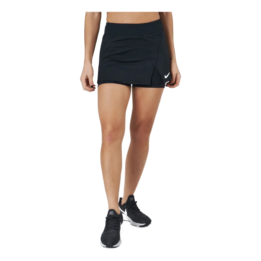 NikeCourt Dri-FIT Victory Women's Tennis Skirt BLACK/WHITE