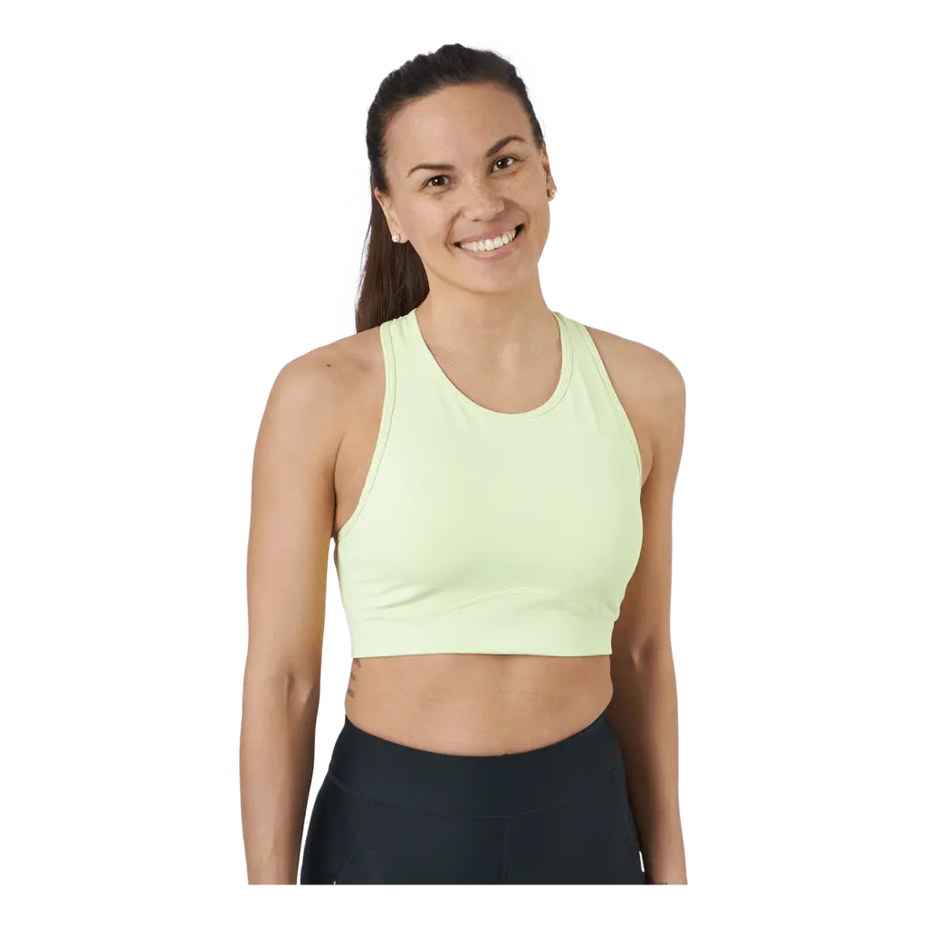 Fixed High Support Bra Green