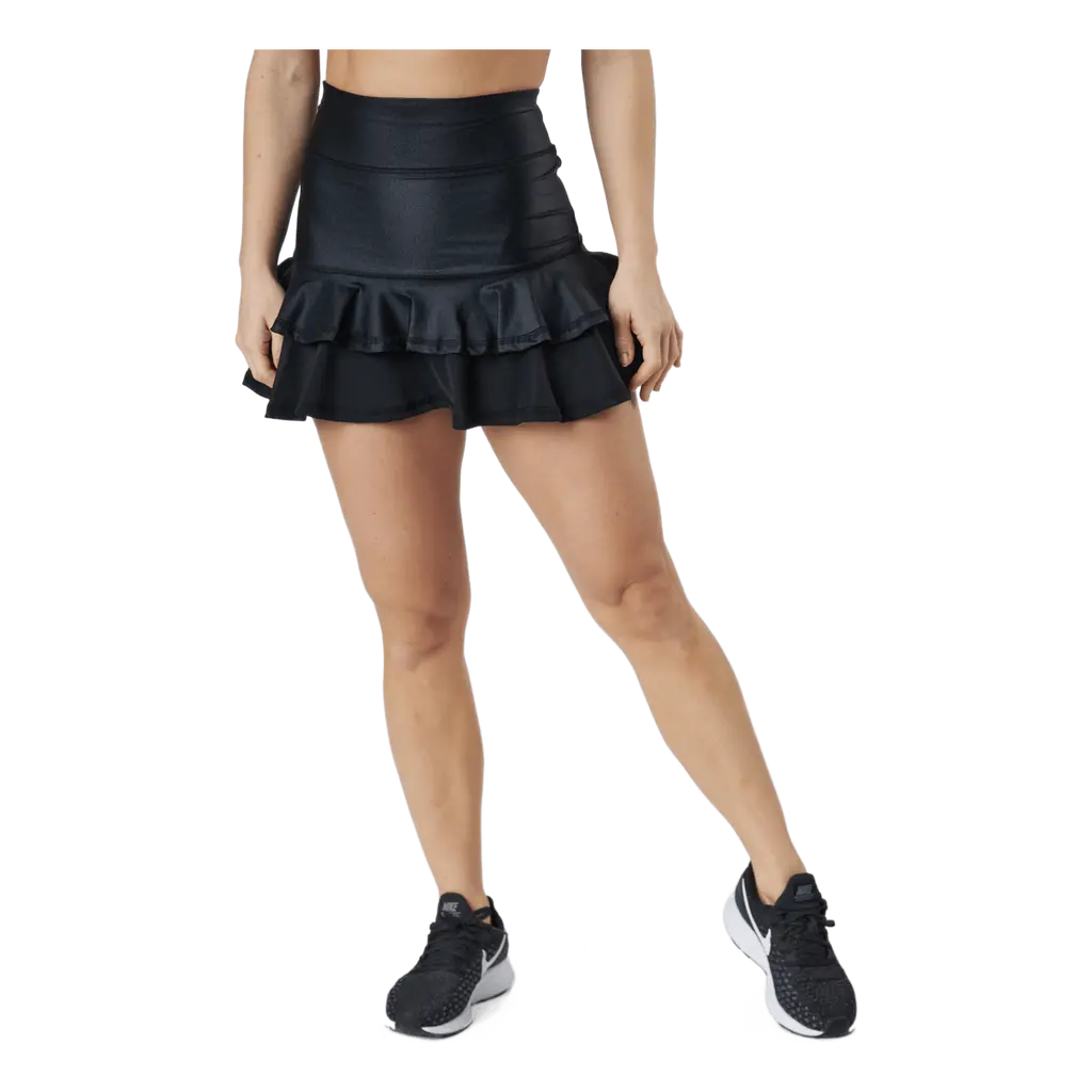 Frida Frill Skirt Black