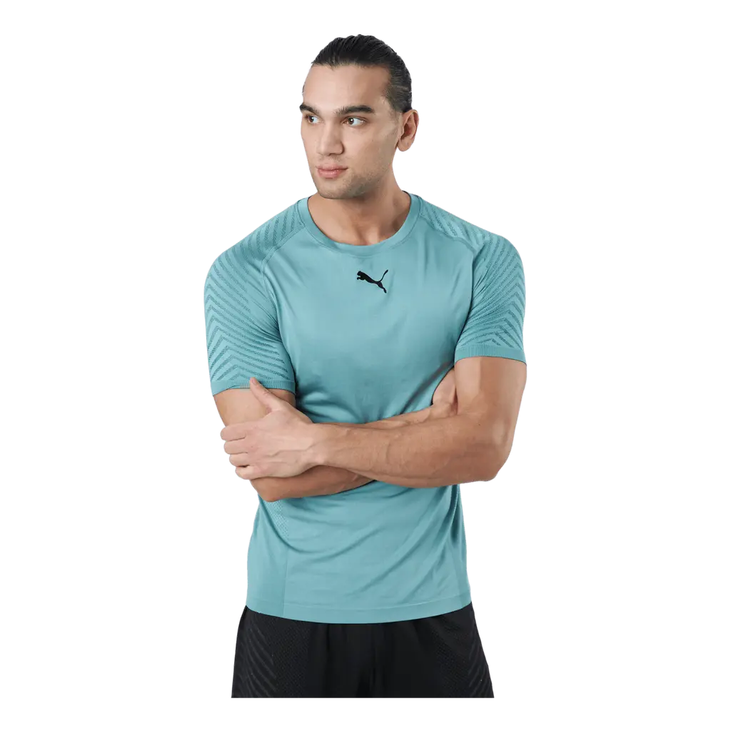 Train Formknit Seamless Tee Mineral Blue