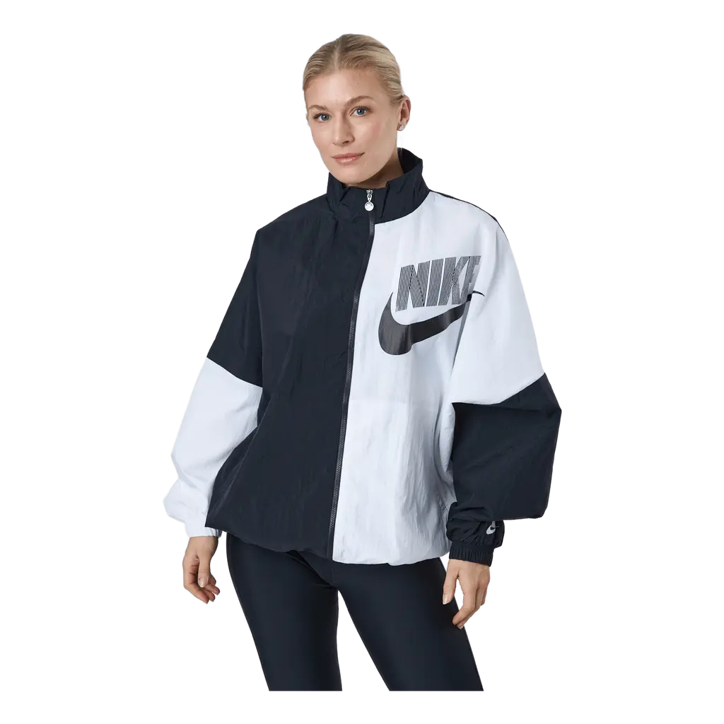 W Nsw Wvn Jkt Dnc Black/white