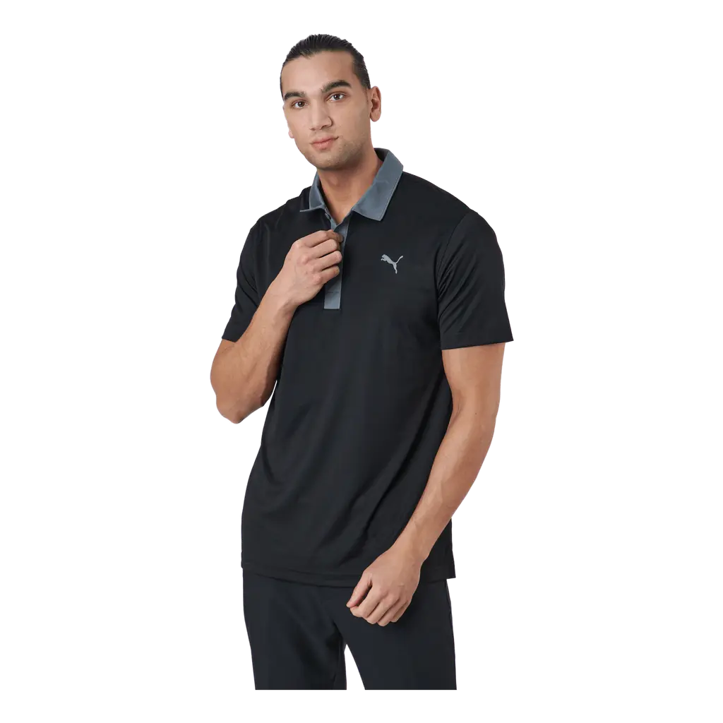 Gamer Polo Puma Black-quiet Shade