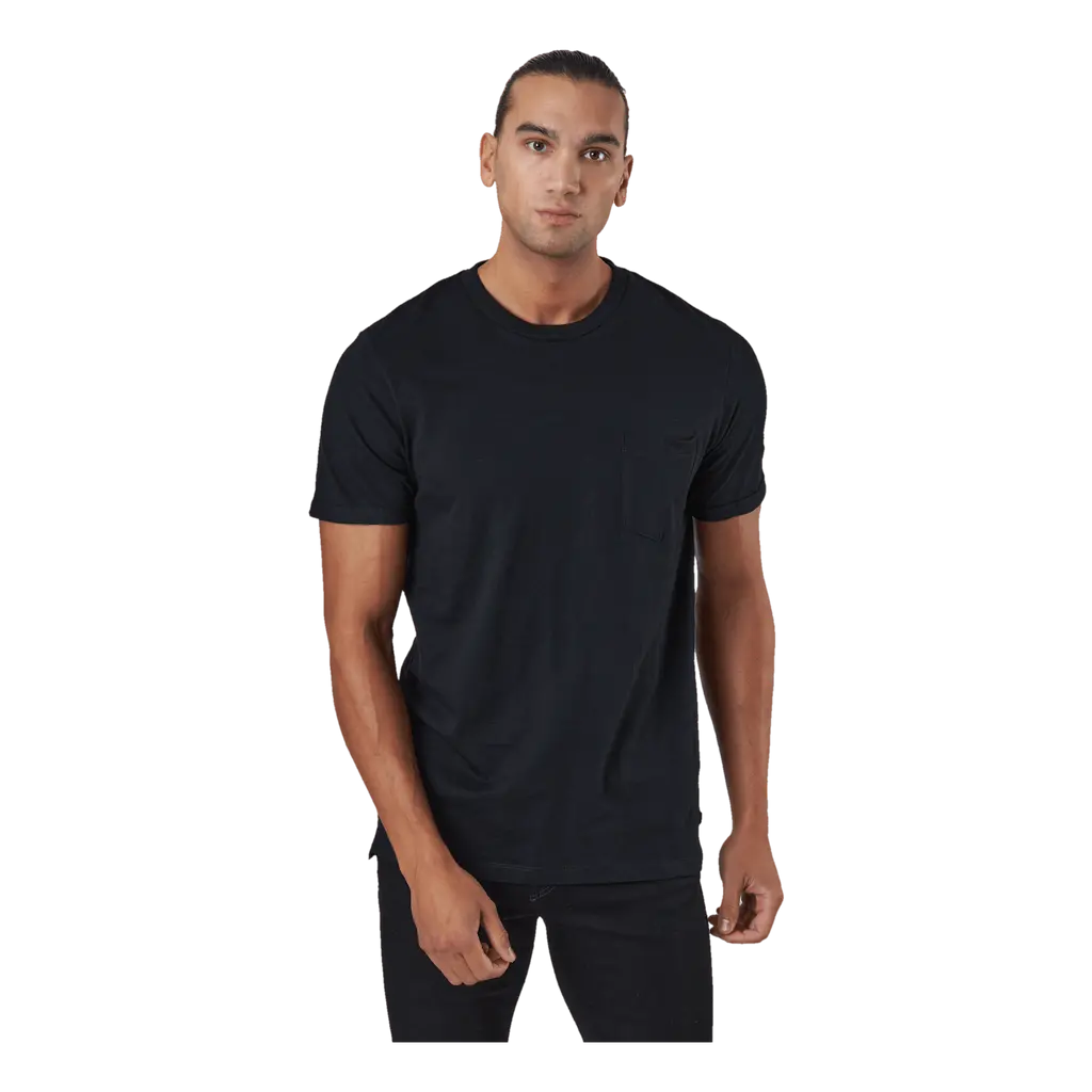 Jprblatropic Solid Ss Tee Crew Black