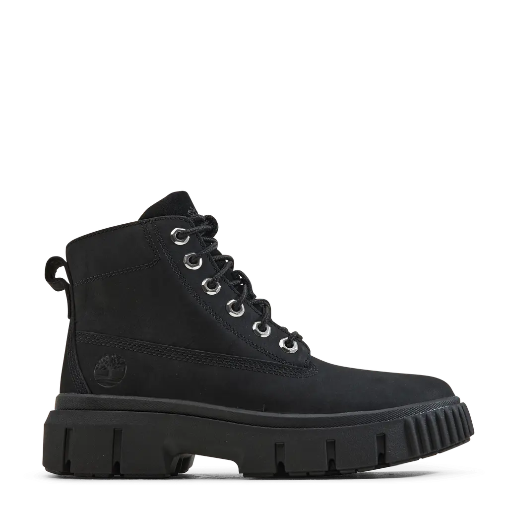 Greyfield Leather Boot Black