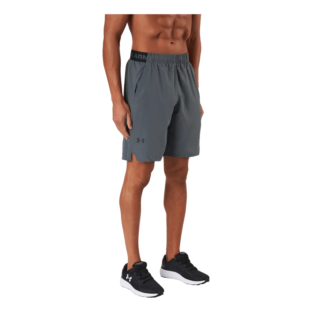 Ua Vanish Woven 8in Shorts Pitch Gray