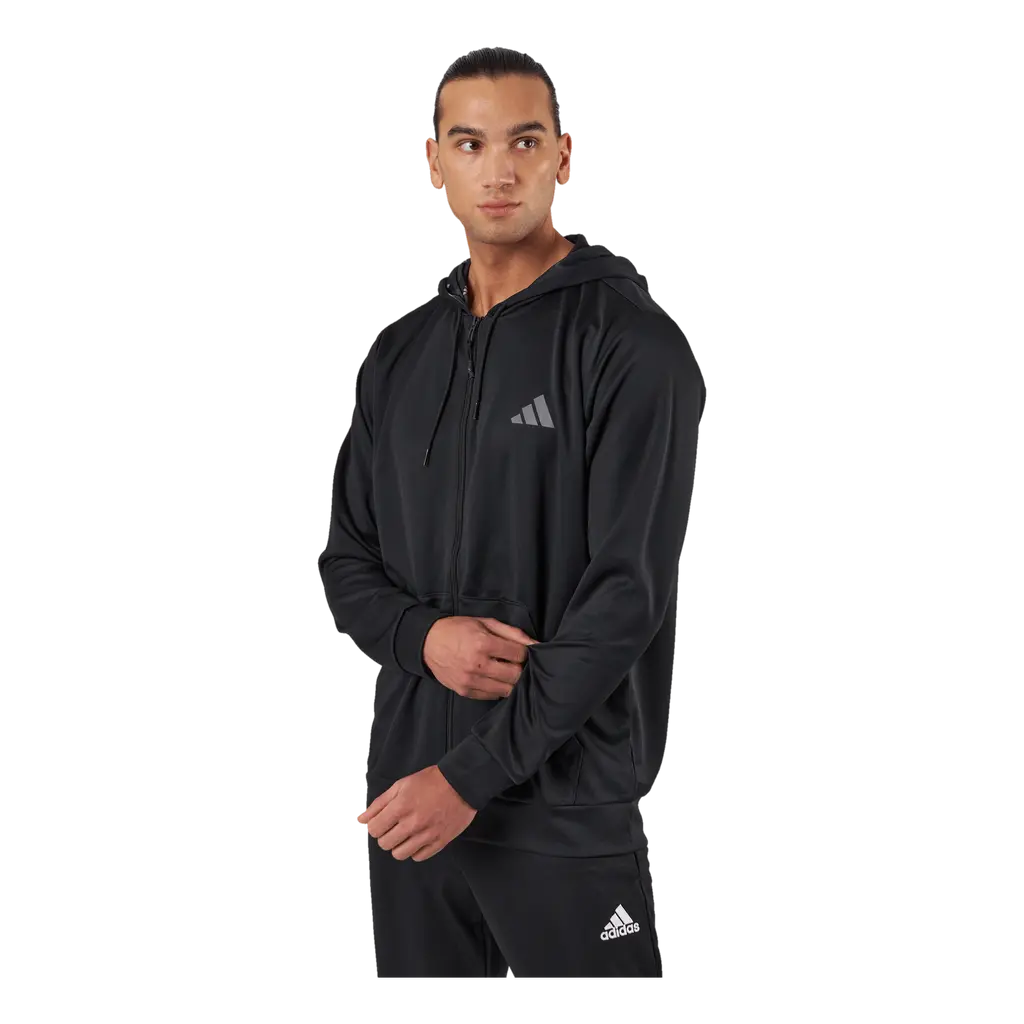 Train Essentials Seasonal Training Full-Zip Jacket Black