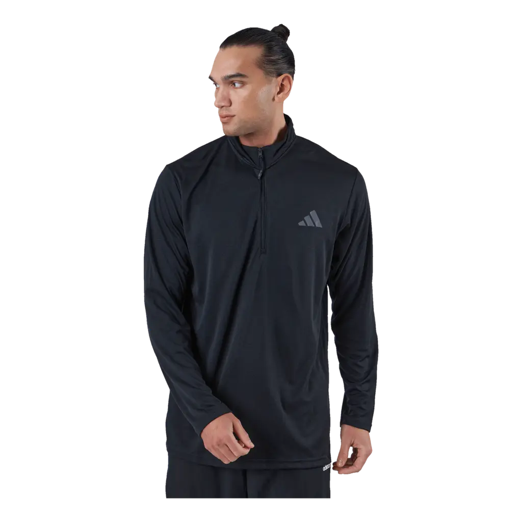 Train Essentials Seasonal Training 1/4-Zip Long Sleeve Sweatshirt Black