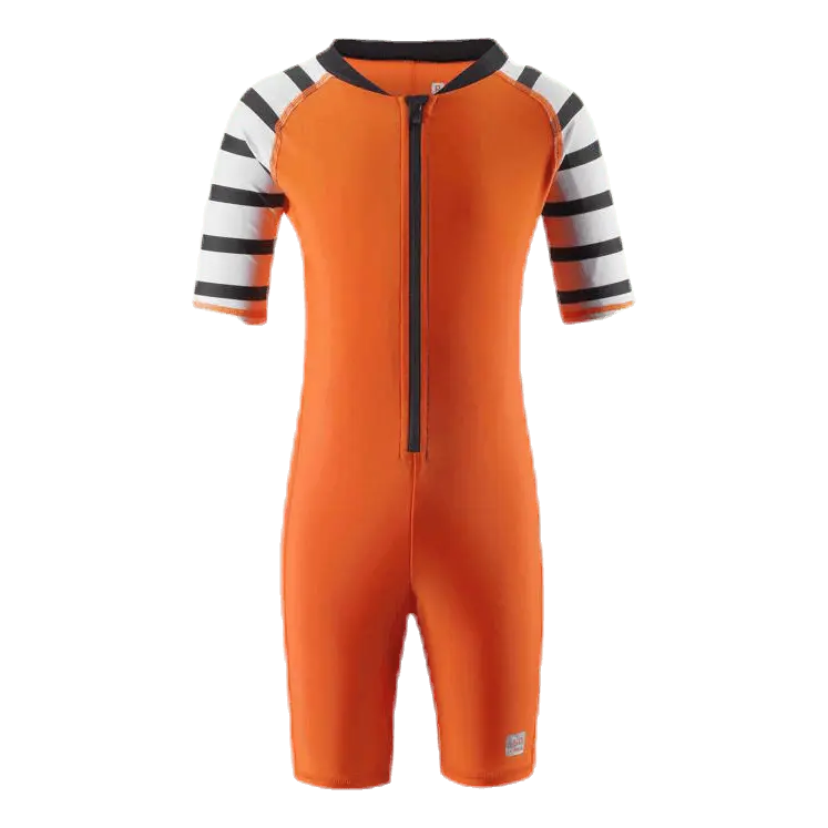 Galapagos Sunproof Recycled Swim Overall Orange
