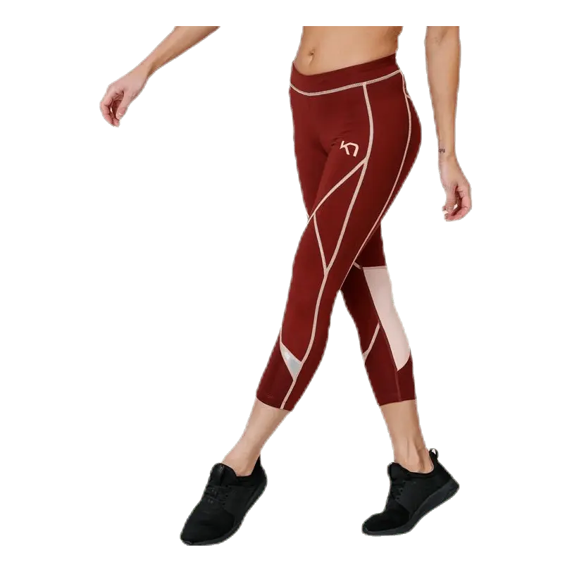 Louise 3/4 Tights Red