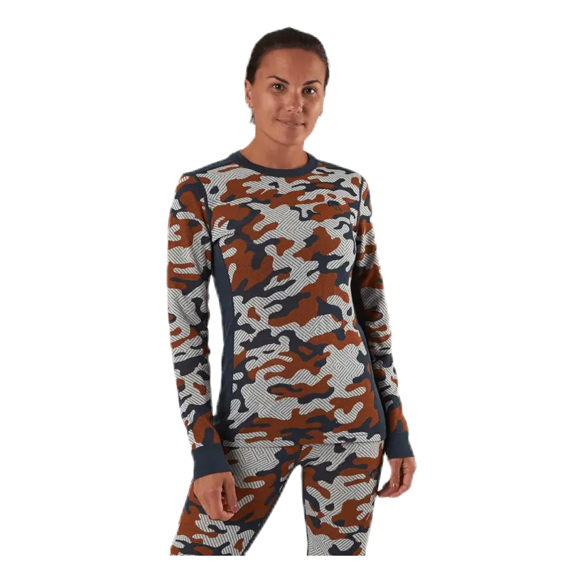 Kongle Long Sleeve Shirt Patterned/Brown