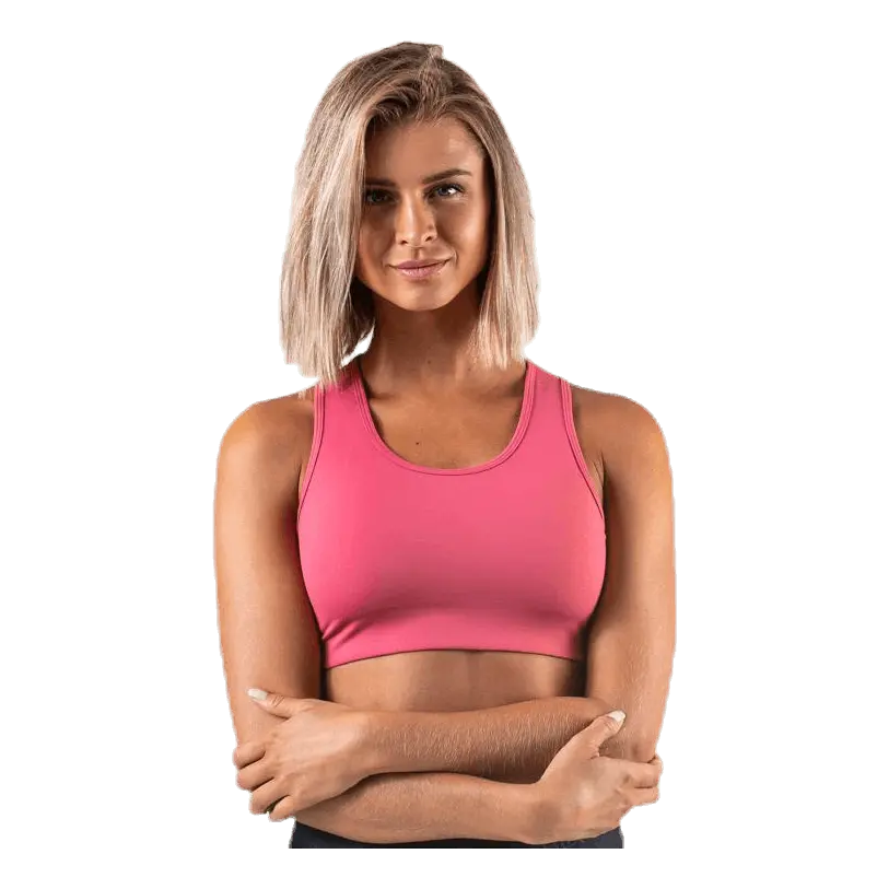 Compression Sports Bra C/D Pink