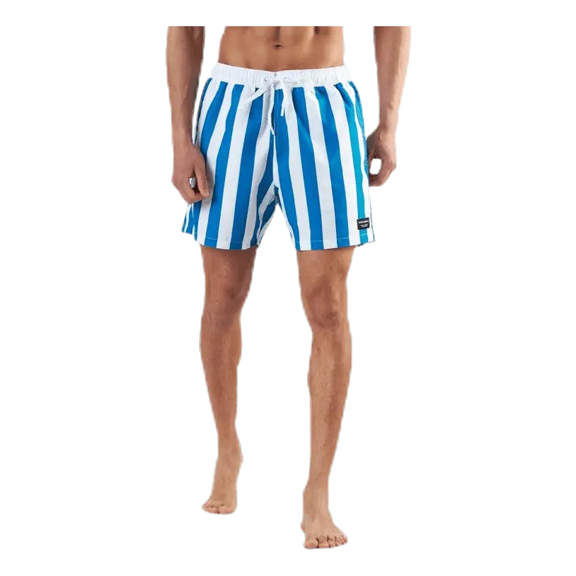 Sylvester Loose Shorts Blue/White